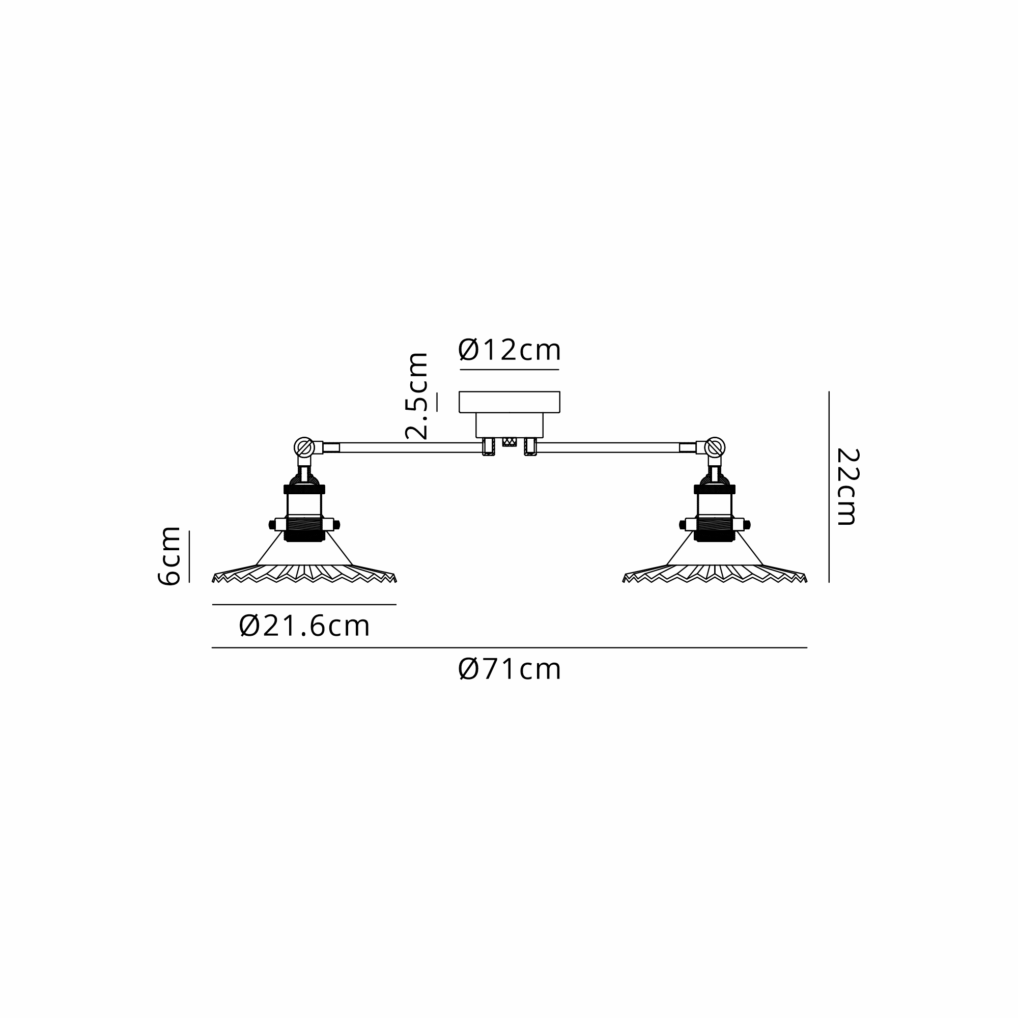Walter-Antique Brass Ceiling Lights Deco Semi Flush Fittings